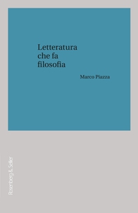 Letteratura che fa filosofia - Librerie.coop