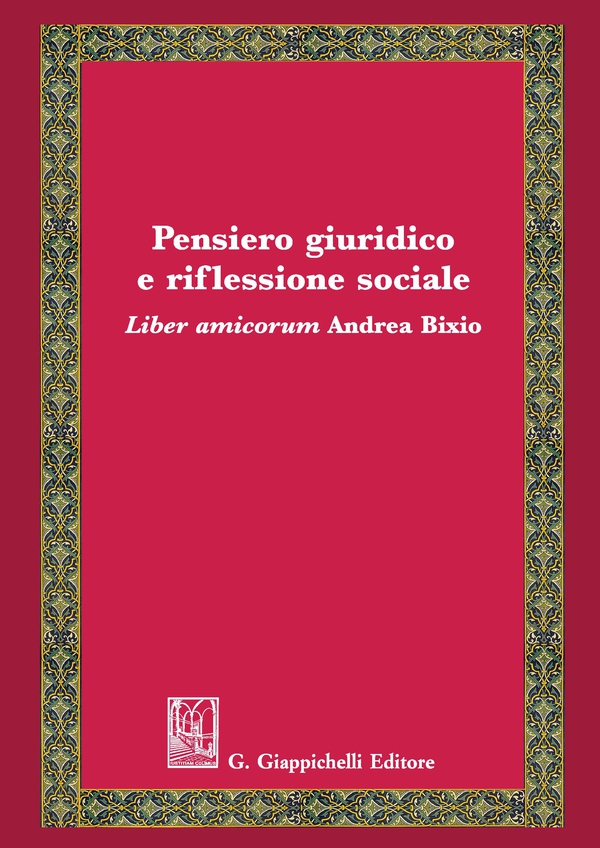 Pensiero giuridico e riflessione sociale - Librerie.coop Pensiero giuridico e riflessione sociale - Librerie.coop