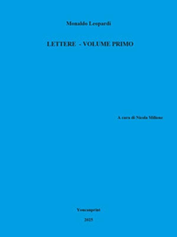 Lettere - Vol. 1 - Librerie.coop Lettere - Vol. 1 - Librerie.coop
