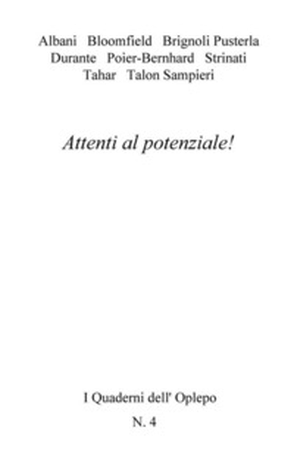 Attenti al potenziale! - Librerie.coop Attenti al potenziale! - Librerie.coop