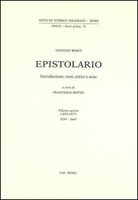 Epistolario - Vol. 5 - Librerie.coop Epistolario - Vol. 5 - Librerie.coop
