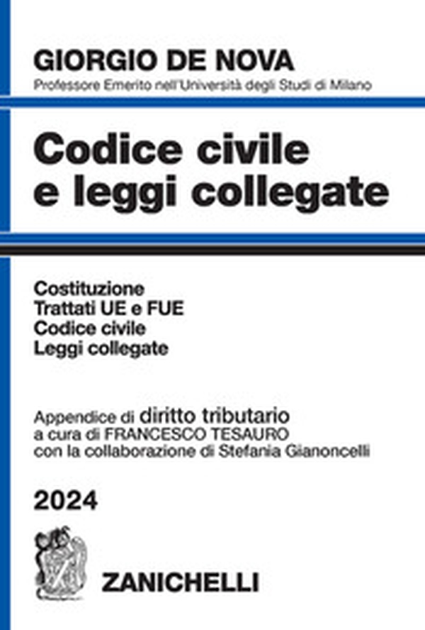 Codice civile e leggi collegate 2024. Con appendice di diritto tributario - Librerie.coop Codice civile e leggi collegate 2024. Con appendice di diritto tributario - Librerie.coop