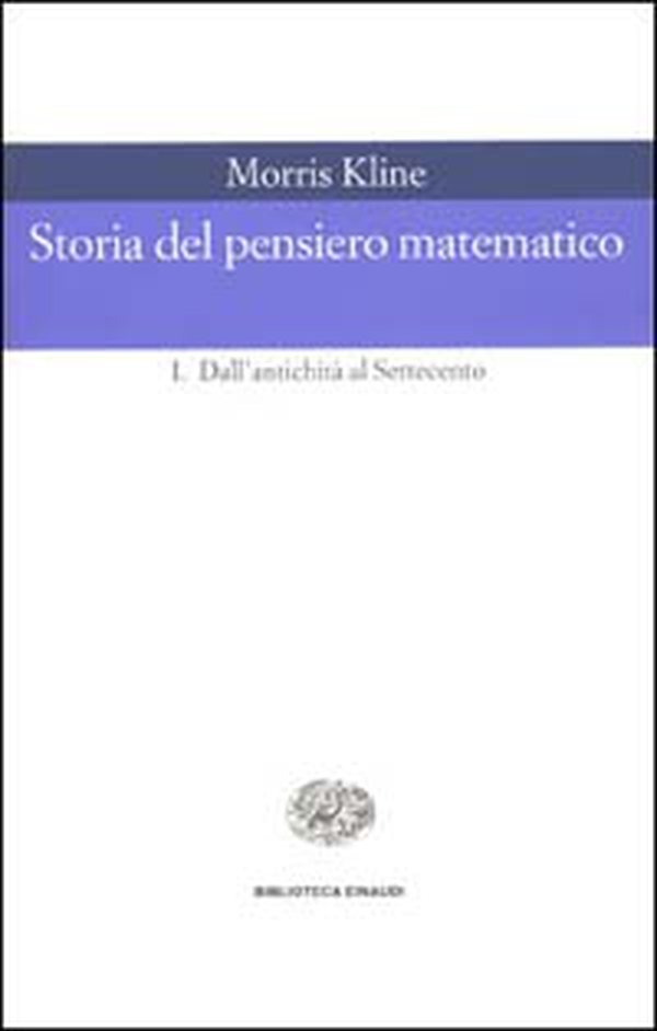 Storia del pensiero matematico - Vol. 2 - Librerie.coop Storia del pensiero matematico - Vol. 2 - Librerie.coop