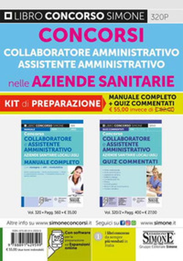 Concorso collaboratore e assistente amministrativo nelle Aziende Sanitarie Locali ASL. Kit di preparazione. Manuale completo + Quiz commentati - Librerie.coop Concorso collaboratore e assistente amministrativo nelle Aziende Sanitarie Locali ASL. Kit di preparazione. Manuale completo + Quiz commentati - Librerie.coop