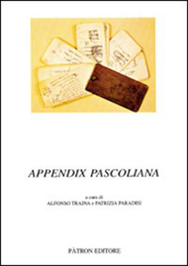 Appendix pascoliana - Librerie.coop Appendix pascoliana - Librerie.coop