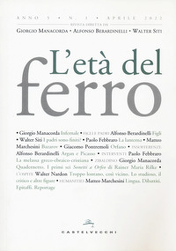 L'età del ferro - Vol. 1 - Librerie.coop L'età del ferro - Vol. 1 - Librerie.coop