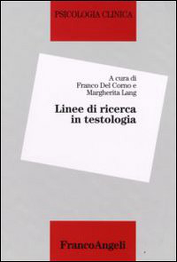 Linee di ricerca in testologia - Librerie.coop Linee di ricerca in testologia - Librerie.coop