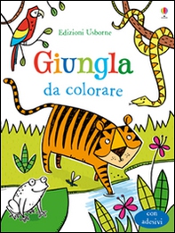 Giungla da colorare. Con adesivi - Librerie.coop
