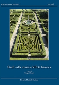 Studi sulla musica dell'età barocca - Librerie.coop Studi sulla musica dell'età barocca - Librerie.coop