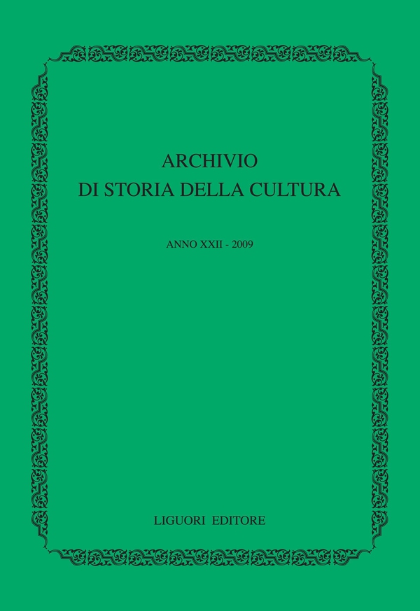 Archivio di storia della cultura - Librerie.coop Archivio di storia della cultura - Librerie.coop