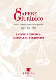 Sapere giuridico. Rivista semestrale multidisciplinare - Vol. 1 - Librerie.coop