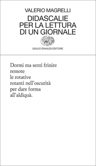 Didascalie per la lettura di un giornale - Librerie.coop Didascalie per la lettura di un giornale - Librerie.coop