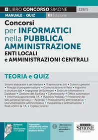 Concorsi per Informatici nella Pubblica Amministrazione, Enti locali e Amministrazioni centrali. Teoria e quiz - Librerie.coop