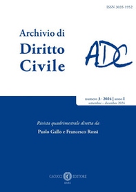 Archivio di diritto civile - Vol. 3 - Librerie.coop