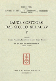 Laude cortonesi dal secolo XIII al XV - Vol. 1 - Librerie.coop Laude cortonesi dal secolo XIII al XV - Vol. 1 - Librerie.coop
