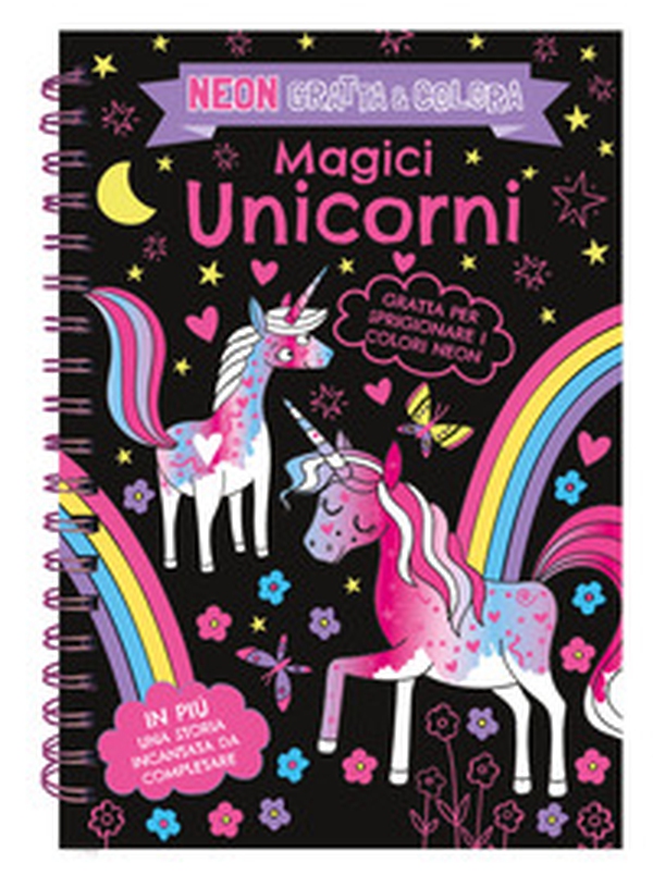 Magici unicorni. Neon gratta e colora - Librerie.coop Magici unicorni. Neon gratta e colora - Librerie.coop