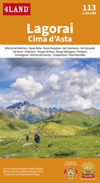 Lagorai Cima d'Asta. Carta 1:25.000. Ediz. italiana, inglese e tedesca - Librerie.coop