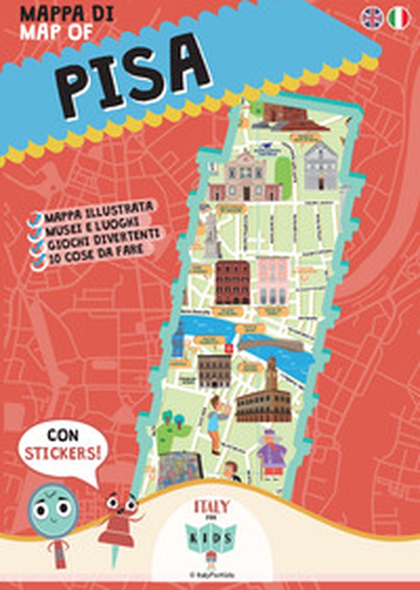 Mappa di Pisa illustrata. Con adesivi - Librerie.coop Mappa di Pisa illustrata. Con adesivi - Librerie.coop