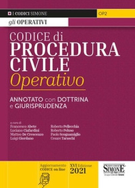 Codice di procedura civile operativo. Annotato con dottrina e giurisprudenza - Librerie.coop Codice di procedura civile operativo. Annotato con dottrina e giurisprudenza - Librerie.coop