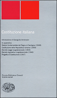 Costituzione italiana - Librerie.coop