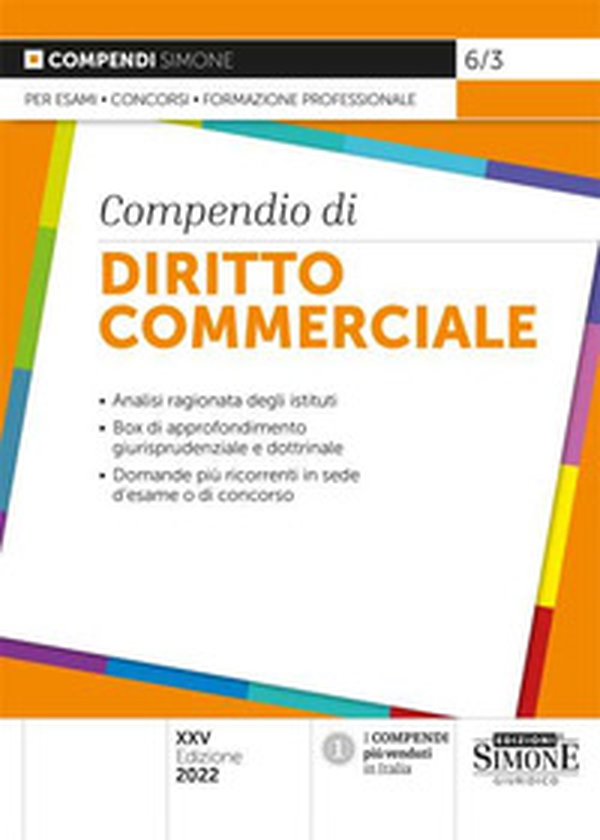 Compendio di diritto commerciale - Librerie.coop Compendio di diritto commerciale - Librerie.coop