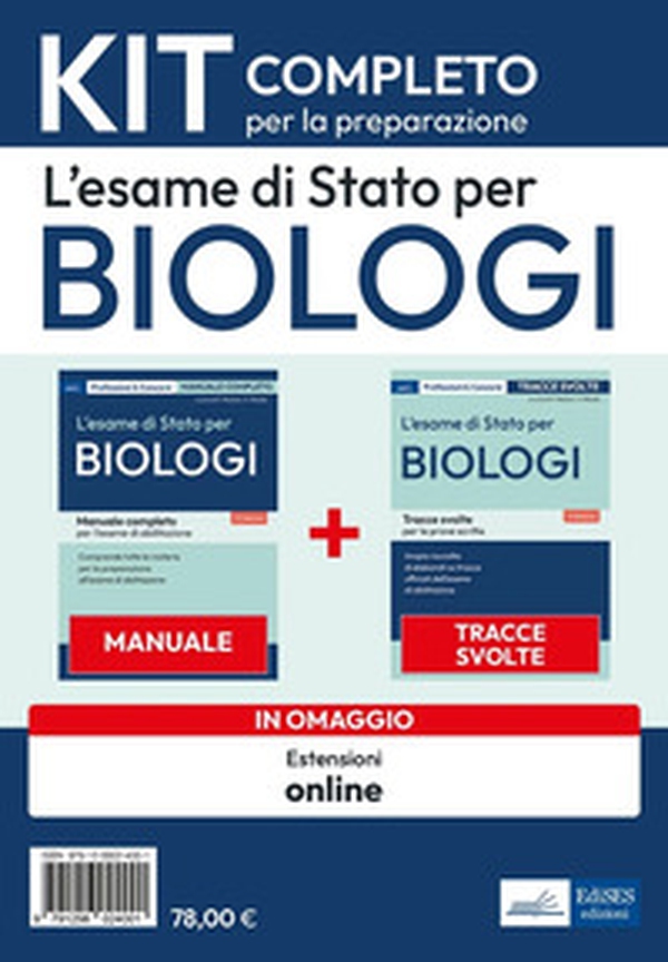 L'esame di Stato per biologi. Kit completo - Librerie.coop L'esame di Stato per biologi. Kit completo - Librerie.coop