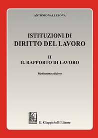 Istituzioni di diritto del lavoro - Vol. 2 - Librerie.coop