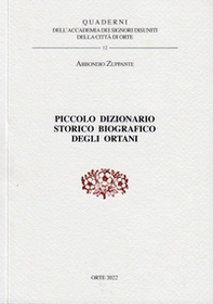 Piccolo dizionario storico biografico degli Ortani - Librerie.coop