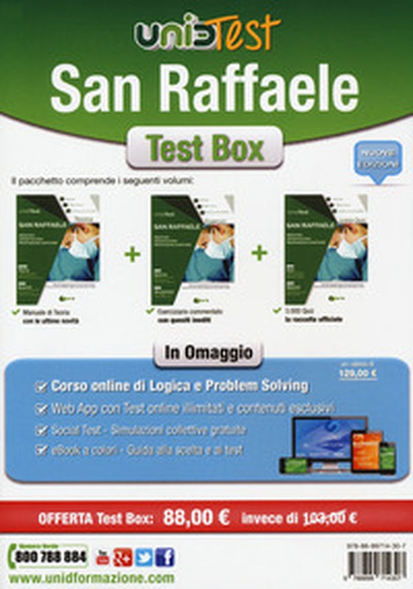 UnidTest. Università San Raffaele. Box - Librerie.coop UnidTest. Università San Raffaele. Box - Librerie.coop
