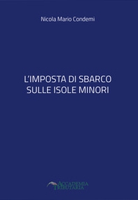 L'imposta di sbarco sulle isole minori - Librerie.coop L'imposta di sbarco sulle isole minori - Librerie.coop