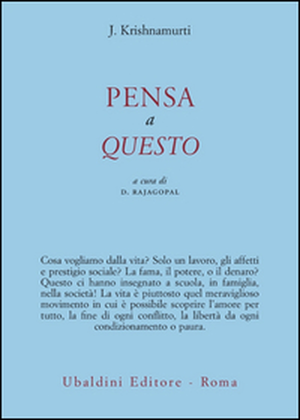 Pensa a questo - Librerie.coop Pensa a questo - Librerie.coop