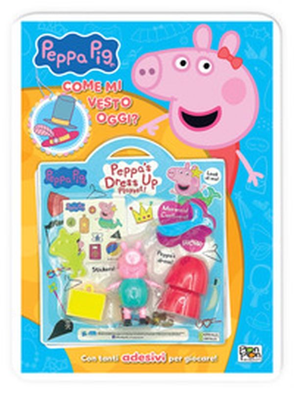 Come mi vesto oggi? + dress up set. Activity con gadget. Peppa Pig - Librerie.coop
