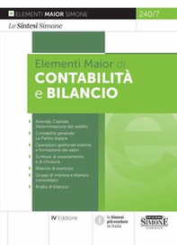 Elementi di contabilità e bilancio. Ediz. maior - Librerie.coop Elementi di contabilità e bilancio. Ediz. maior - Librerie.coop