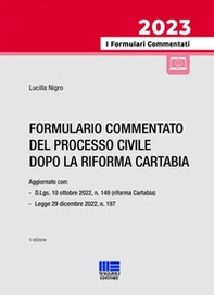 Formulario commentato del processo civile dopo la Riforma Cartabia - Librerie.coop