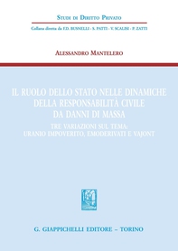 Il ruolo dello Stato nelle dinamiche della respondabilità civile da danni di massa - Librerie.coop