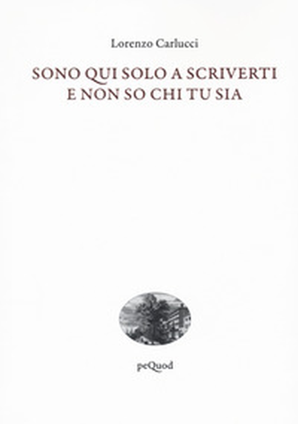 Sono qui solo a scriverti e non so chi tu sia - Librerie.coop Sono qui solo a scriverti e non so chi tu sia - Librerie.coop