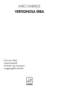 Vertiginosa erba - Librerie.coop Vertiginosa erba - Librerie.coop