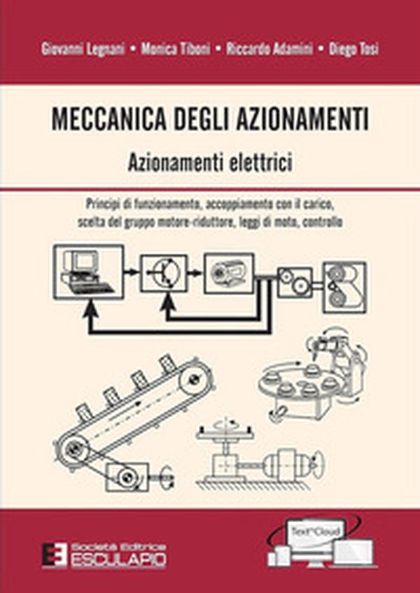 Meccanica degli azionamenti. Azionamenti elettrici. Principio di funzionamento, accoppiamento con il carico, scelta del gruppo motore-riduttore, leggi di moto, controllo - Librerie.coop Meccanica degli azionamenti. Azionamenti elettrici. Principio di funzionamento, accoppiamento con il carico, scelta del gruppo motore-riduttore, leggi di moto, controllo - Librerie.coop