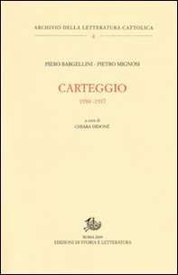 Carteggio. 1930-1937 - Librerie.coop