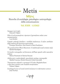 Metis. Ricerche di sociologia, psicologia e antropologia della comunicazione - Vol. 1-2 - Librerie.coop