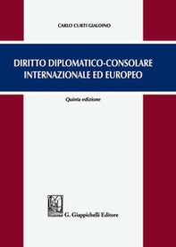 Diritto diplomatico-consolare internazionale ed europeo - Librerie.coop