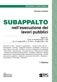 Subappalto nell'esecuzione dei lavori pubblici - Librerie.coop
