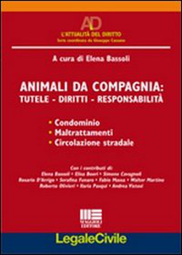 Animali da compagnia. Tutele, diritti, responsabilità - Librerie.coop Animali da compagnia. Tutele, diritti, responsabilità - Librerie.coop