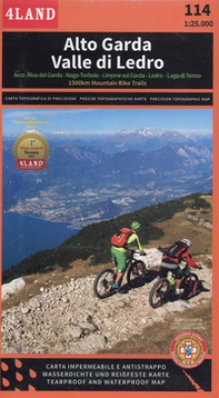 Alto Garda. Valle di Letro. Carta topografica di precisione 1:25.000 n. 114 - Librerie.coop