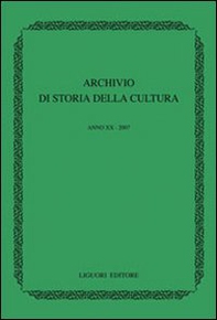 Archivio di storia della cultura (2007) - Librerie.coop