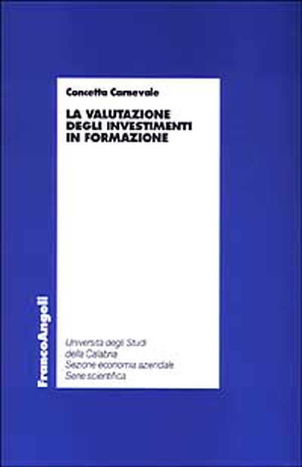 La valutazione degli investimenti in formazione - Librerie.coop