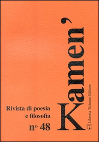 Kamen'. Rivista di poesia e filosofia - Vol. 48 - Librerie.coop