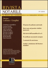 Rivista notarile - Vol. 3 - Librerie.coop
