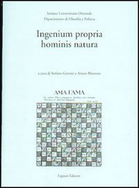 Ingenium propria hominis natura - Librerie.coop