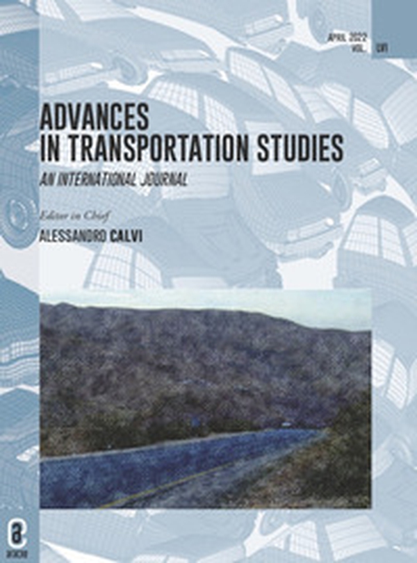 Advances in transportation studies. An international journal - Librerie.coop Advances in transportation studies. An international journal - Librerie.coop